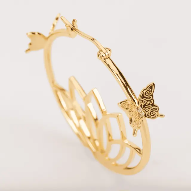 RockLove Spirit Blossom Syndra Hoop Earrings